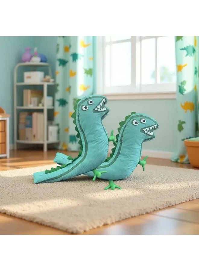 Mr Dinosaur Plush Pillow Stuffed Toy Holiday Christmas Gift - Image 1